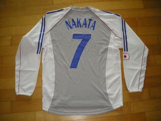 JAPAN FOOTBALL SHIRT JERSEY NAKATA FIORENTINA PARMA ROMA MAGLIA TRIKOT