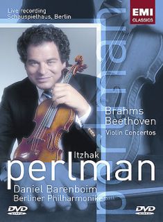 Itzhak Perlman   Brahms Beethoven Violin Concertos DVD, 2005