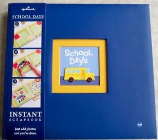 Hallmark Instant Scrapbook School Days Post Photo Album   Expandable
