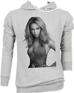 New Beyonce Idol Celeb Punk Rock Vintage Fitted Mod Grays HOODIE 