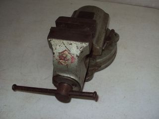 Vintage Bench Vise Sliding Tail Vise Made In Poland by FPU