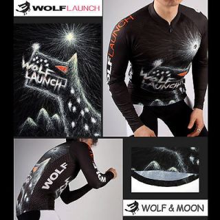 Cycling Jersey New Wolflaunch Coolmax Welding Spandex Men Long Sleeve 
