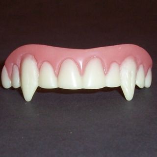 Deluxe Billy Bob Vampire Fangs Fake Costume False Teeth Dentures Funny 
