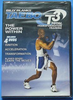 Billy Blanks Tae Bo Total Transformation Training The Power Within NIP 