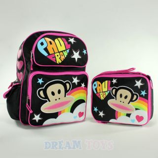 Paul Frank Julius Monkey Large 16 Backpack and Lunch Bag Set Box 