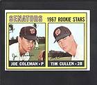1967 Topps Baseball #167 JOE COLEMAN ROOKIE STARS.NR
