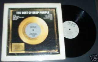 DEEP PURPLE Best Of LP 1972 Scepter Ritchie Blackmore Hush Help 