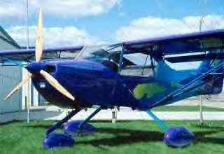 Kitfox Series 5 Vixen Denney Airplane Wood Model Small