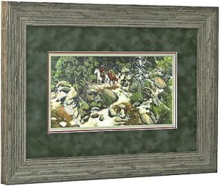 Bev Doolittle THE FOREST HAS EYES Framed with suede mat