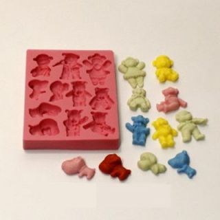 mizsoap] mini silicone soap mold /Decoration/ma​king supplies/bears 
