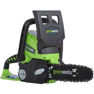 Greenworks 24V Cordless Lithium Ion 10 in Chain Saw 20092B NEW