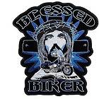 BLESSED BIKER Motorcycle Vest PATCH Christian