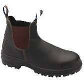 Blundstone Work Boots 140 Elastic Sided Steel Toe Brown *ALL SIZES