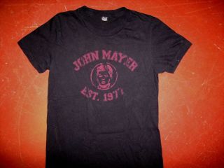 JOHN MAYER T SHIRT YOUTH MEDIUM Juniors Free USA Ship Concert Tour 
