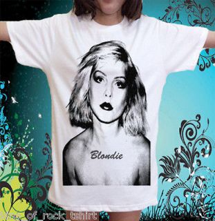 Blondie Vintage Rock band Debbie Harry Music Joan Jett T Shirt Sz.S,M 