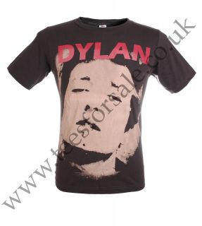Bob Dylan Face Rock Band Black Tshirt *UK SELLER*