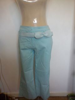 DENIM Co. Trousers pants Sky Blue size 12 Suit Wedding Office Holiday