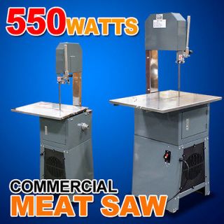   Commercial 550W Electric Automatic Meat Bone Saw Slicer w/Meat Grinder