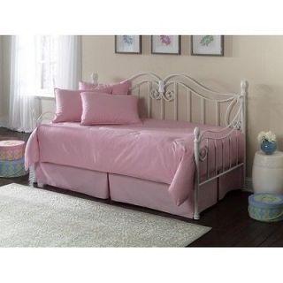 FBG Stephanie Daybed with Euro Top Spring Mattress and Pop up Trundle 