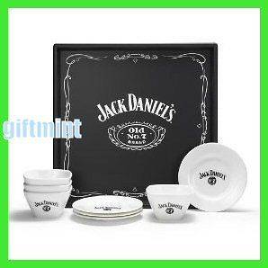 Lenox Jack Daniels Old No 7 Snack Set 9 Pc Great Gift set for Jack 