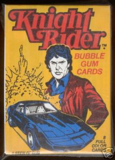 1983 Donruss KNIGHT RIDER Complete Set with Wrapper