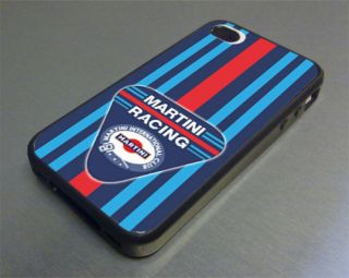 martini racing international fits iphone 4 4s cover case, rally
