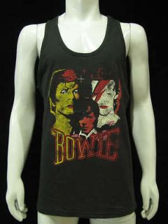 DAVID BOWIE Changing Image Rock Vintage Re Printed T Shirt Tank Top 