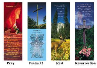   of 25 Inspirational Bookmark cards Bible verse and digital photo art