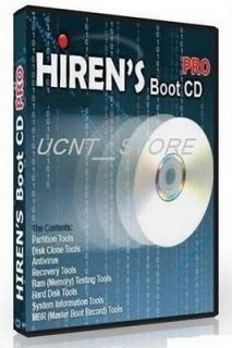 Hirens Boot CD 15.1 *NEWEST VER* PC Repair Boot Disc Virus Removal 