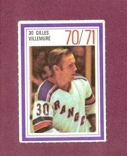 30 GILLES VILLEMURE 70 71 ESSO POWER PLAYERS 1970 71 NEW YORK 