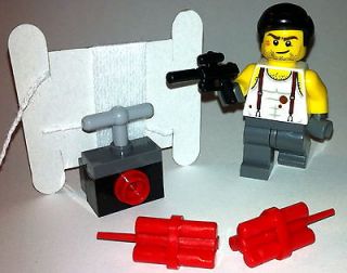   JASON BOURNE commandos TNT custom LEGO ROPE spy pistol jason bourne