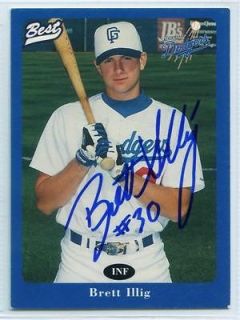 1996 Great Falls Dodgers #15 Brett Illig Autographed/Si​gned Card