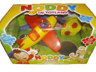 NEW NODDY IN TOYLAND RC REMOTE CONTROL PLANE WITH FIGURE   2 WAY 
