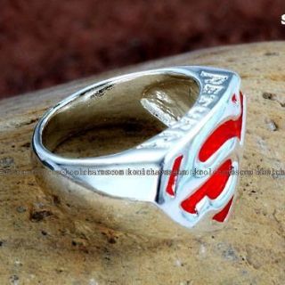 Fashion Superman Ring of Superman Returns Stainless Steel DS20