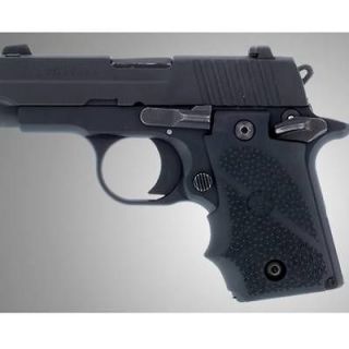 Hogue Grips for Sig P238, Black Rubber 38000 upc 743108380000