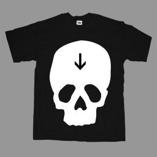 Mens Womens Skull Arrow Down T Shirt Tee NOT One Direction Or Boy 