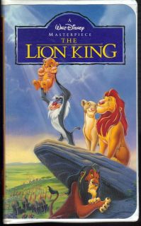 Walt Disney The Lion King (VHS, 1995) Clam Shell