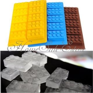   Ice Cube Chocolate Jelly Tray Maker Candy Brick Block Mold Mould Party
