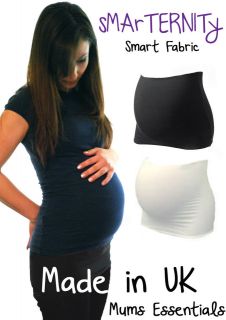 MATERNITY/ PREGNANCY BELLY BUMP BELT BAND SIZE S, M & L Black or White