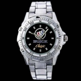 Buick Classic American Luxury Car Logo Metal Wrist Watch
