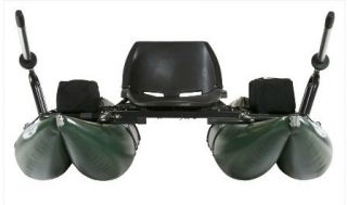 OUTCAST FISHCAT PANTHER PONTOON BOAT GREEN FREE FINS