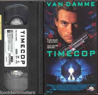 Timecop (VHS 1995) Jean CLaude Van Damme Buy 2 Get 3rd Free