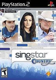SingStar Country (Sony PlayStation 2, Brand New)