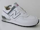 New Balance Mens Leather Trainers Japanese 576 UKW White Deadstock 