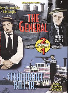Buster Keaton Double Feature   The General Steamboat Bill Jr. DVD 