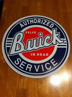 VINTAGE AUTO TRUCK BUICK SERVICE TIN SIGN GM CLASSIC GS GNX GRAND 