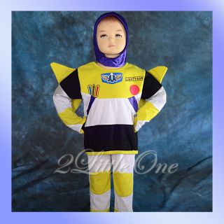 Buzz Lightyear Hero Kid Boy Fancy Party Costume 2T 3T