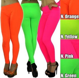 Color Your World With A Beautiful Neon Color Leggings Tregging Pant 