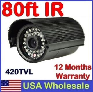   36 IR LED Outdoor Security Color Night Vision CCTV Camera 420TVL