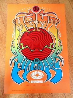 MGMT helios creed Chrome fillmore CONCERT POSTER 13 x 19